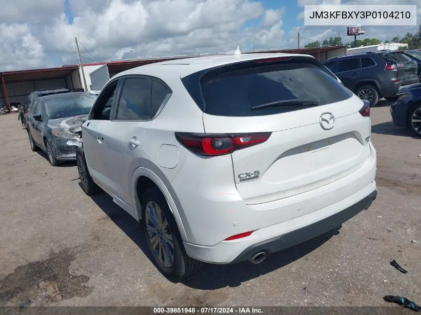 2023 Mazda Cx-5 2.5 Turbo Signature VIN: JM3KFBXY3P0104210 Lot: 39851948