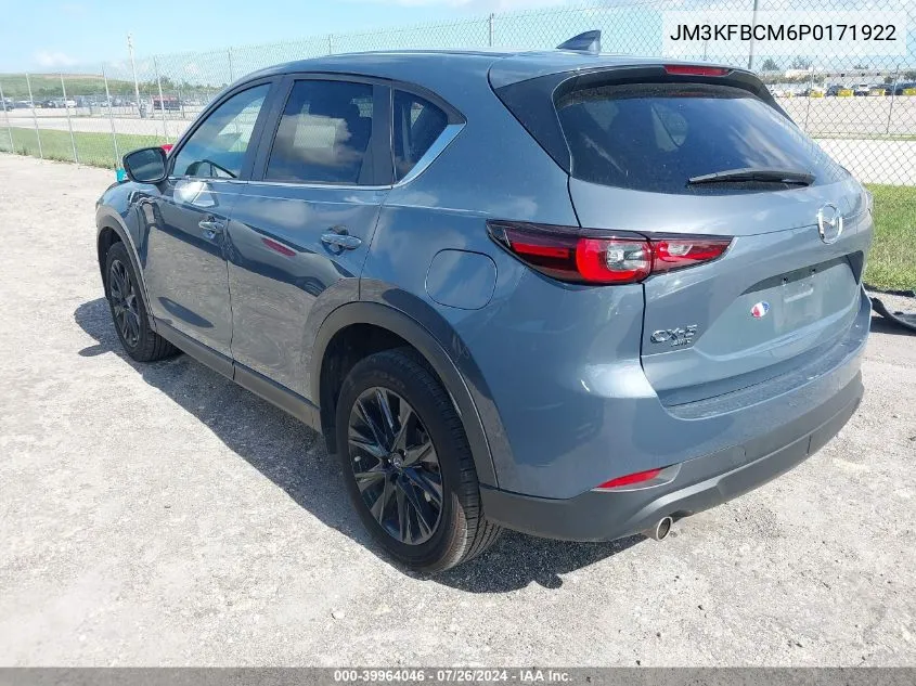 2023 Mazda Cx-5 2.5 S Carbon Edition VIN: JM3KFBCM6P0171922 Lot: 39964046