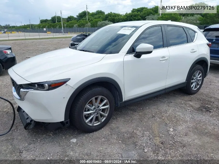 2023 Mazda Cx-5 2.5 S VIN: JM3KFBAM3P0279126 Lot: 40010483