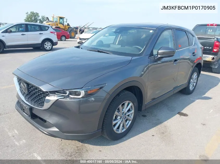 2023 Mazda Cx-5 2.5 S Preferred VIN: JM3KFBCM1P0170905 Lot: 40017160