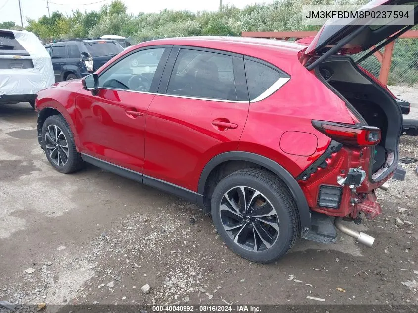 2023 Mazda Cx-5 2.5 S Premium VIN: JM3KFBDM8P0237594 Lot: 40040992