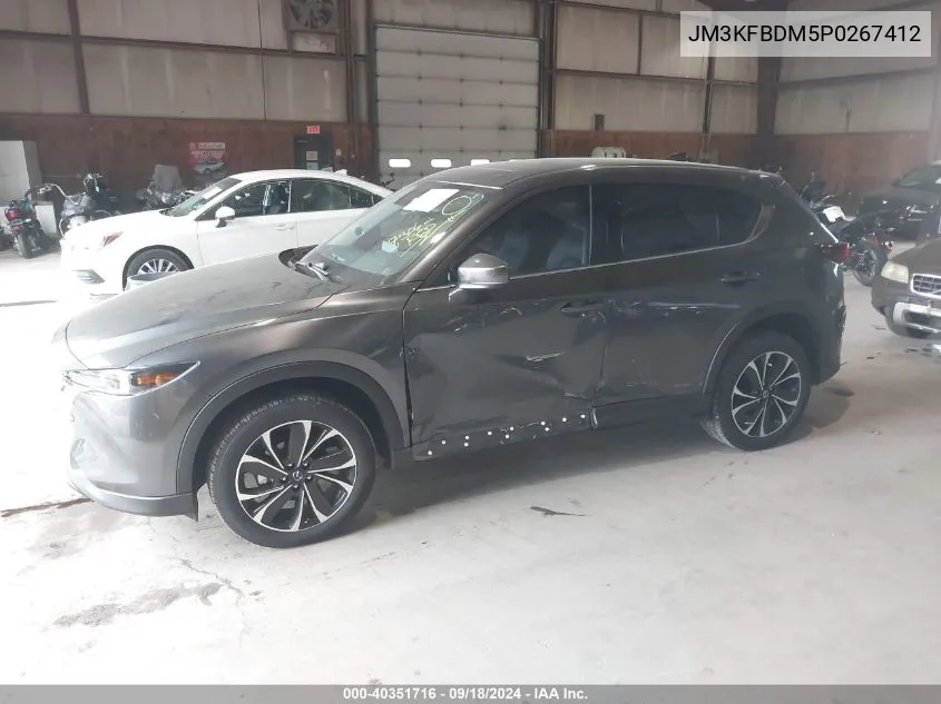 2023 Mazda Cx-5 2.5 S Premium VIN: JM3KFBDM5P0267412 Lot: 40351716