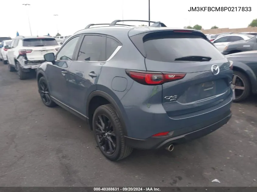 2023 Mazda Cx-5 2.5 S Carbon Edition VIN: JM3KFBCM8P0217833 Lot: 40388631