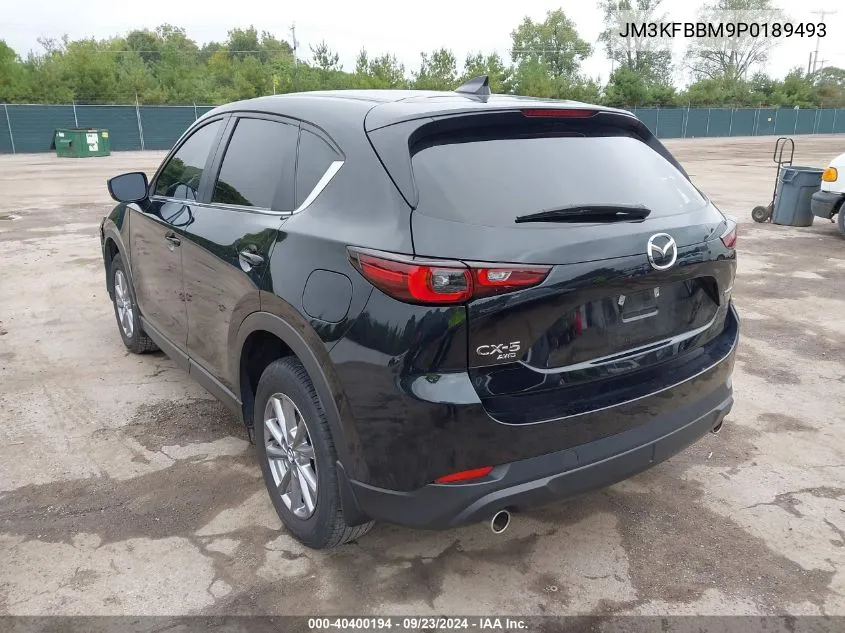 2023 Mazda Cx-5 2.5 S Select VIN: JM3KFBBM9P0189493 Lot: 40400194