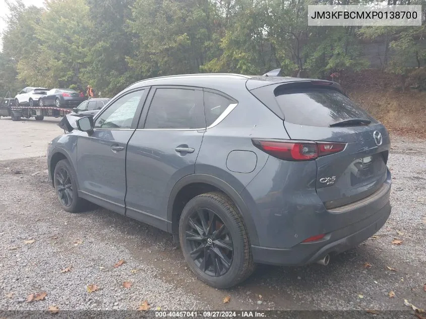 2023 Mazda Cx-5 2.5 S Carbon Edition VIN: JM3KFBCMXP0138700 Lot: 40457041