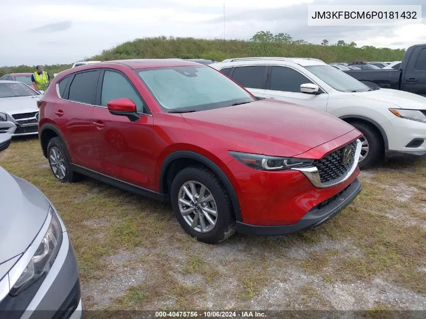 2023 Mazda Cx-5 Preferred VIN: JM3KFBCM6P0181432 Lot: 40475756