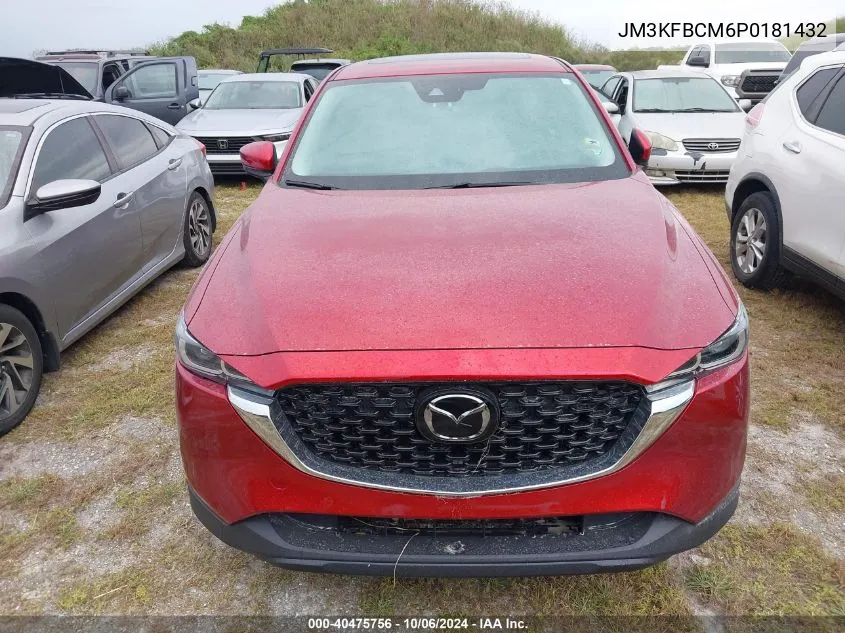 2023 Mazda Cx-5 Preferred VIN: JM3KFBCM6P0181432 Lot: 40475756