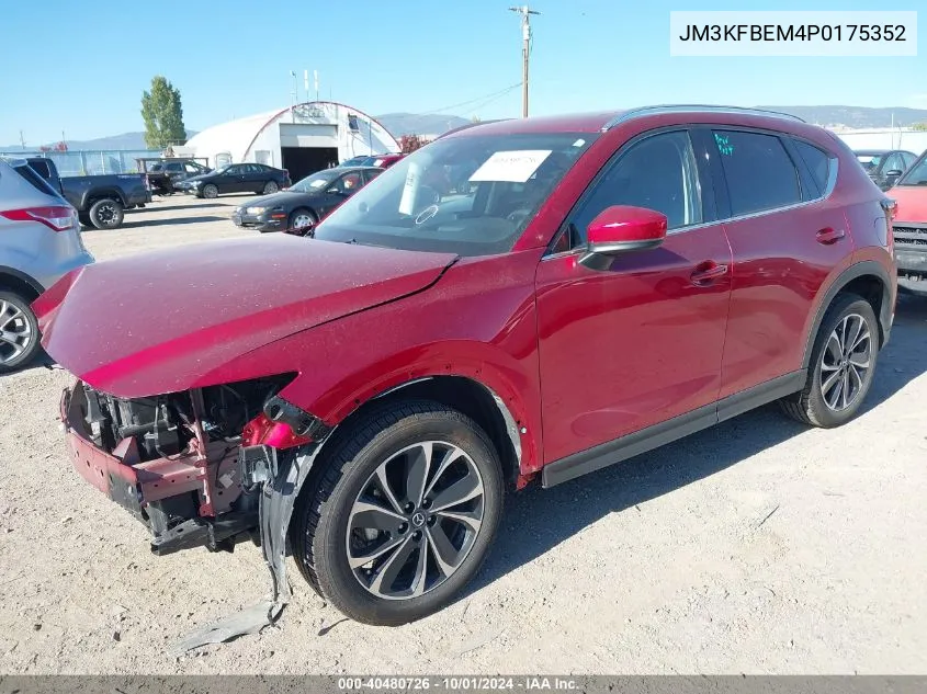 2023 Mazda Cx-5 2.5 S Premium Plus VIN: JM3KFBEM4P0175352 Lot: 40480726