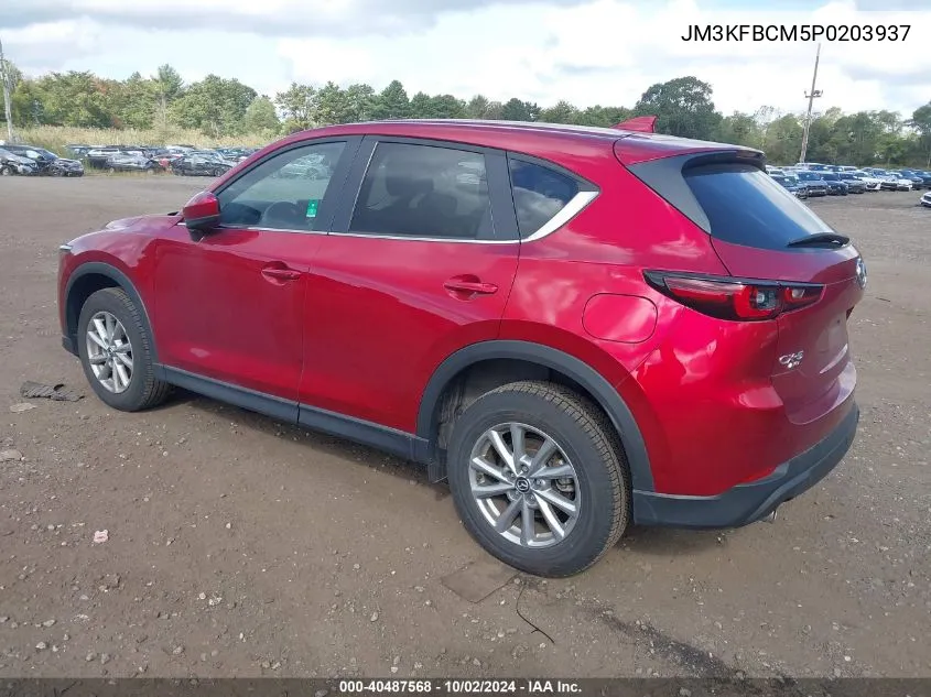 2023 Mazda Cx-5 2.5 S Preferred VIN: JM3KFBCM5P0203937 Lot: 40487568