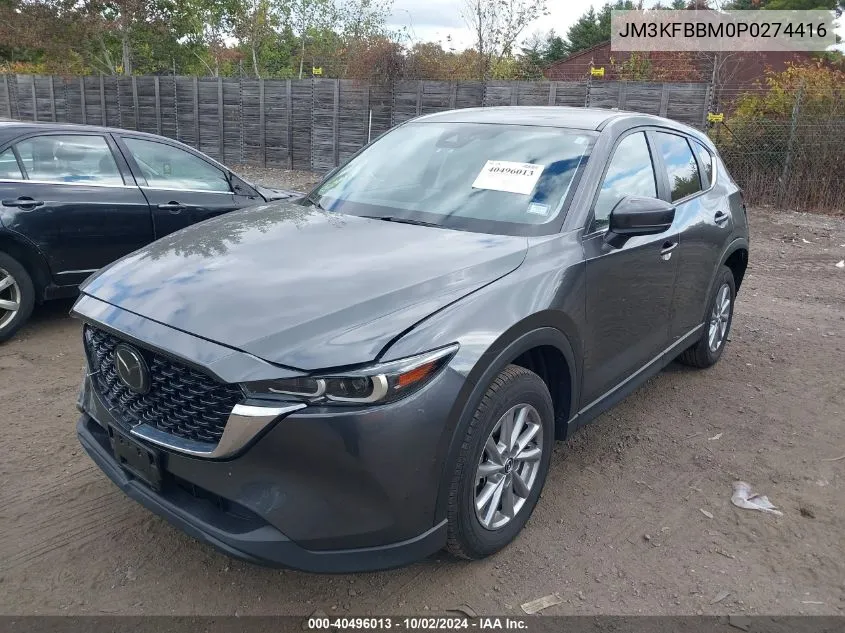 2023 Mazda Cx-5 2.5 S Select VIN: JM3KFBBM0P0274416 Lot: 40496013