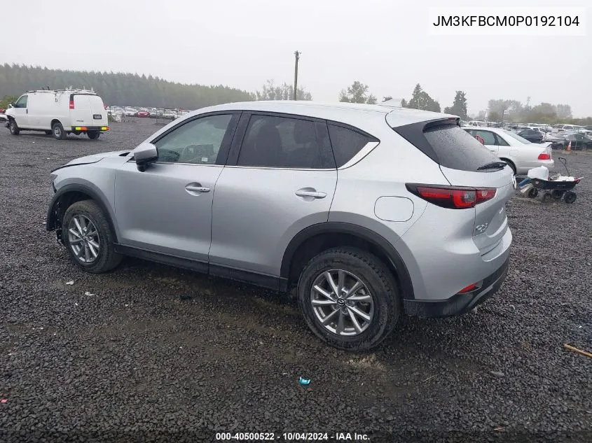 2023 Mazda Cx-5 2.5 S Preferred VIN: JM3KFBCM0P0192104 Lot: 40500522