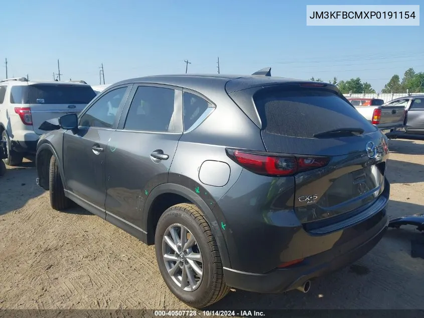 2023 Mazda Cx-5 2.5 S Preferred VIN: JM3KFBCMXP0191154 Lot: 40507728