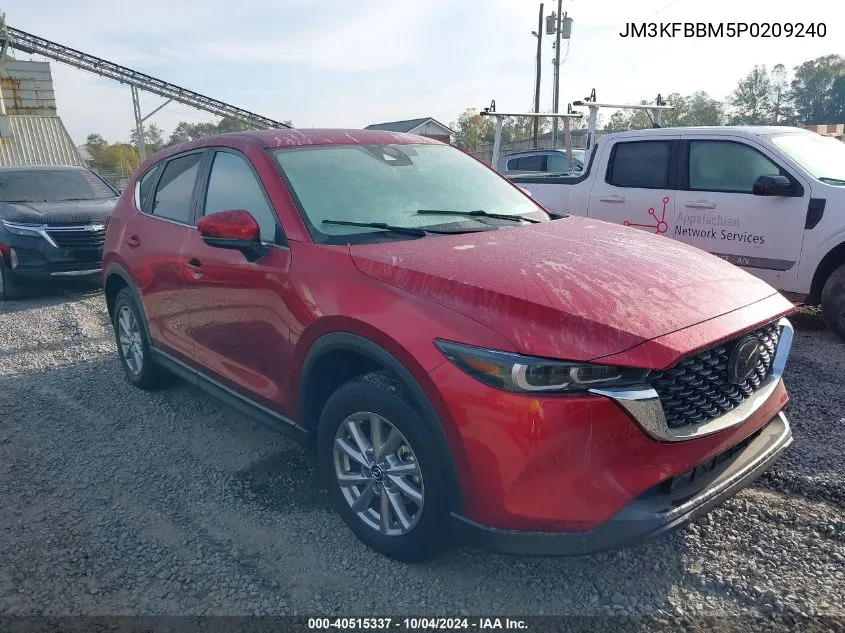 2023 Mazda Cx-5 2.5 S Select VIN: JM3KFBBM5P0209240 Lot: 40515337