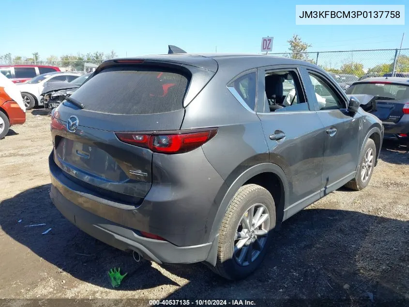 2023 Mazda Cx-5 2.5 S Preferred VIN: JM3KFBCM3P0137758 Lot: 40537135