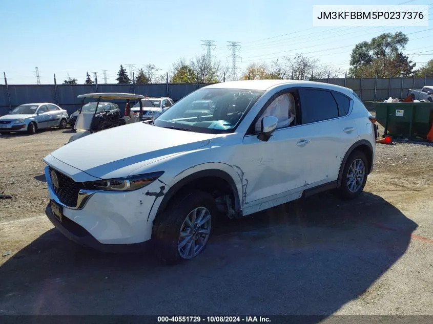 2023 Mazda Cx-5 2.5 S Select VIN: JM3KFBBM5P0237376 Lot: 40551729