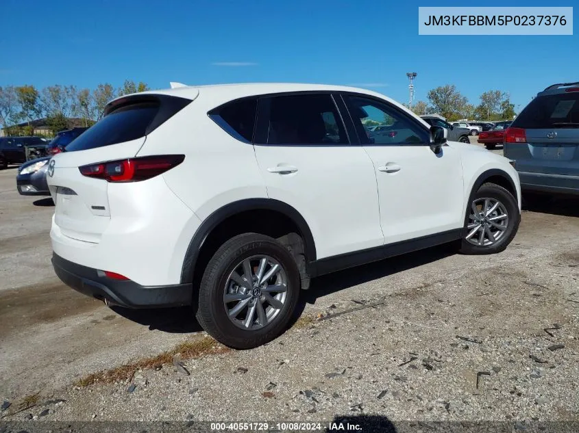 2023 Mazda Cx-5 2.5 S Select VIN: JM3KFBBM5P0237376 Lot: 40551729