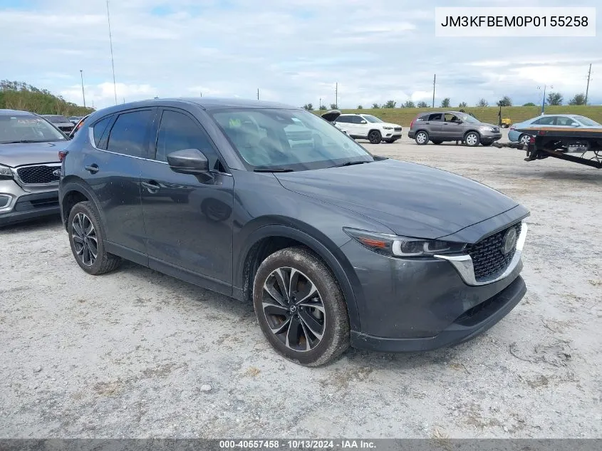 2023 Mazda Cx-5 2.5 S Premium Plus VIN: JM3KFBEM0P0155258 Lot: 40557458