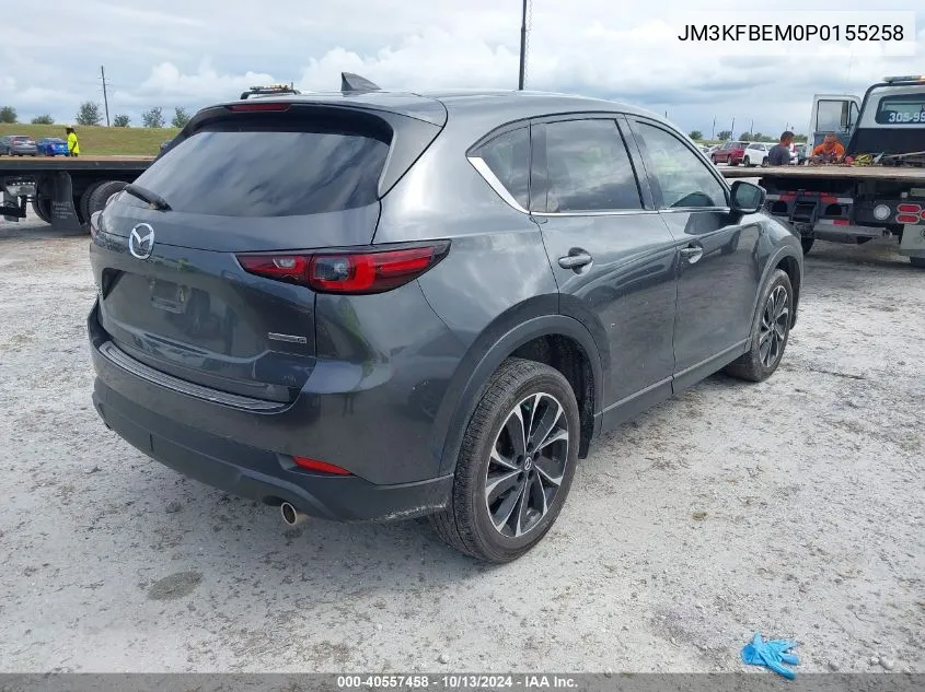 2023 Mazda Cx-5 2.5 S Premium Plus VIN: JM3KFBEM0P0155258 Lot: 40557458