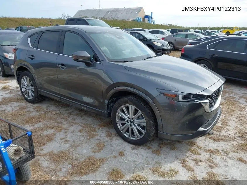 2023 Mazda Cx-5 2.5 Turbo Signature VIN: JM3KFBXY4P0122313 Lot: 40560568