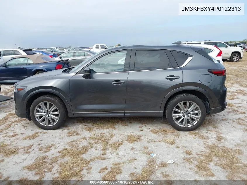 2023 Mazda Cx-5 2.5 Turbo Signature VIN: JM3KFBXY4P0122313 Lot: 40560568