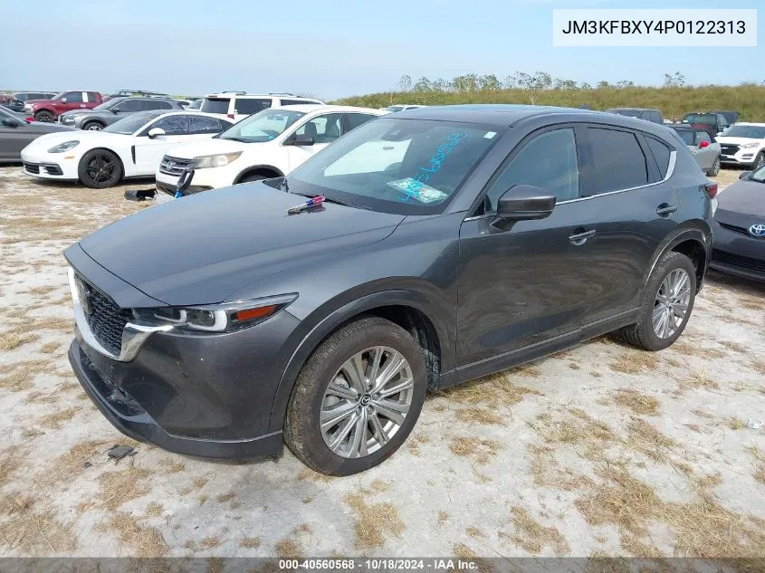 2023 Mazda Cx-5 2.5 Turbo Signature VIN: JM3KFBXY4P0122313 Lot: 40560568