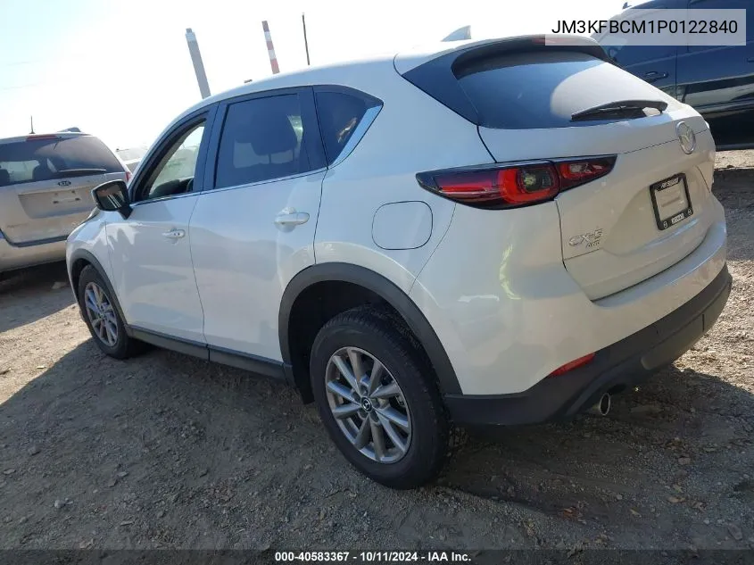 2023 Mazda Cx-5 Preferred VIN: JM3KFBCM1P0122840 Lot: 40583367