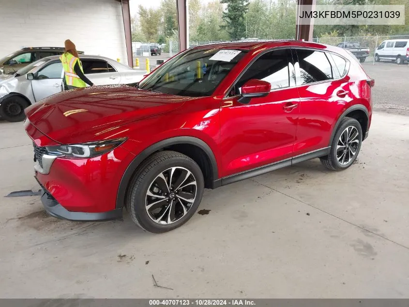 2023 Mazda Cx-5 2.5 S Premium VIN: JM3KFBDM5P0231039 Lot: 40707123