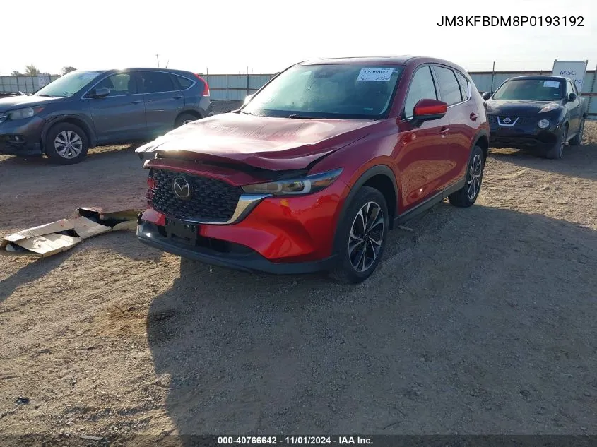 2023 Mazda Cx-5 2.5 S Premium VIN: JM3KFBDM8P0193192 Lot: 40766642