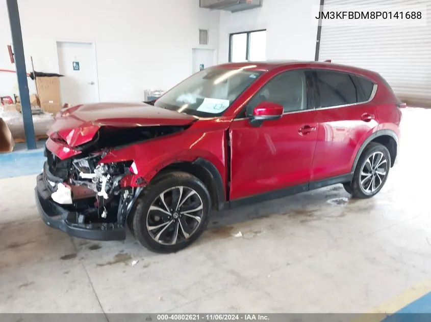 2023 Mazda Cx-5 2.5 S Premium VIN: JM3KFBDM8P0141688 Lot: 40802621