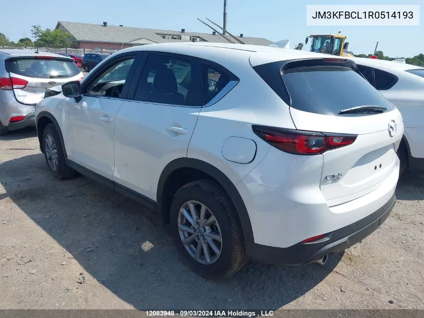 2024 Mazda Cx-5 VIN: JM3KFBCL1R0514193 Lot: 12083948