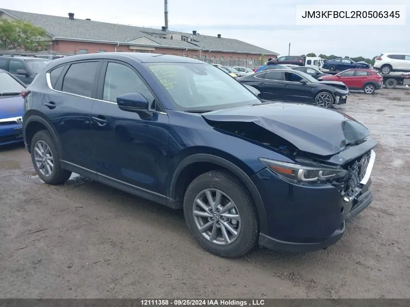 2024 Mazda Cx-5 VIN: JM3KFBCL2R0506345 Lot: 12111358