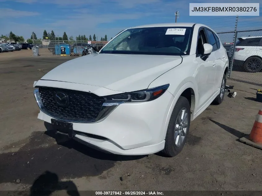 2024 Mazda Cx-5 2.5 S Select VIN: JM3KFBBMXR0380276 Lot: 39727842