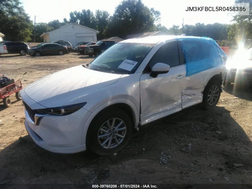 2024 Mazda Cx-5 2.5 S Preferred VIN: JM3KFBCL5R0458386 Lot: 39760208