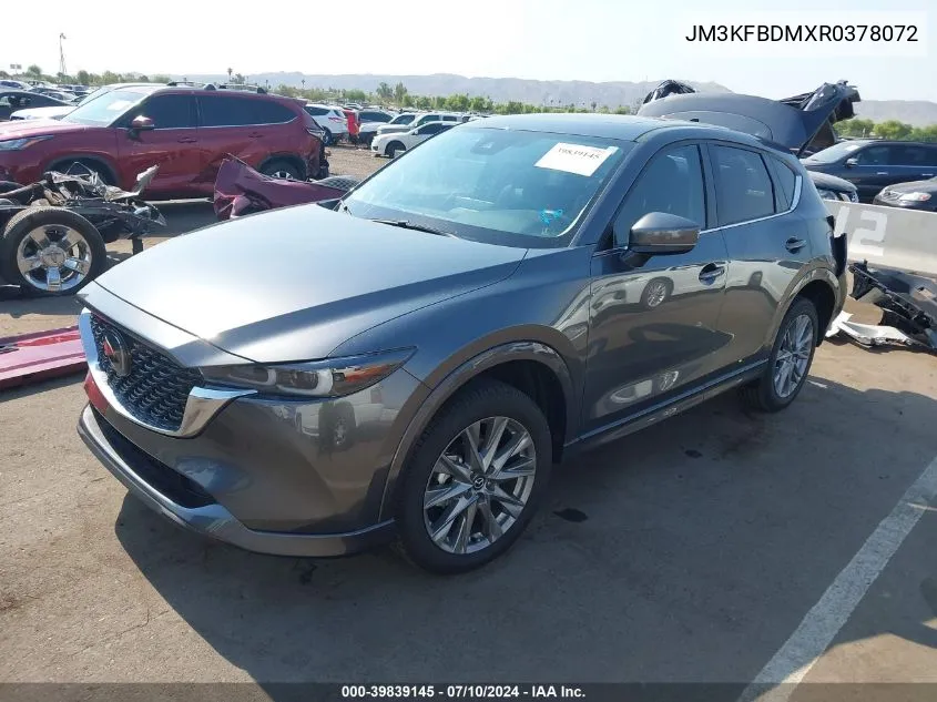 2024 Mazda Cx-5 2.5 S Premium VIN: JM3KFBDMXR0378072 Lot: 39839145