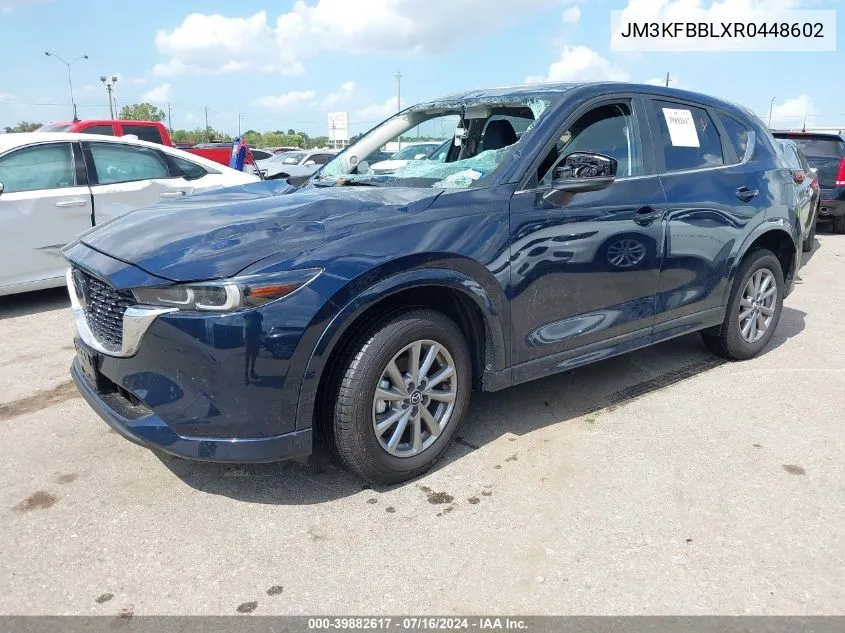 2024 Mazda Cx-5 2.5 S Select VIN: JM3KFBBLXR0448602 Lot: 39882617