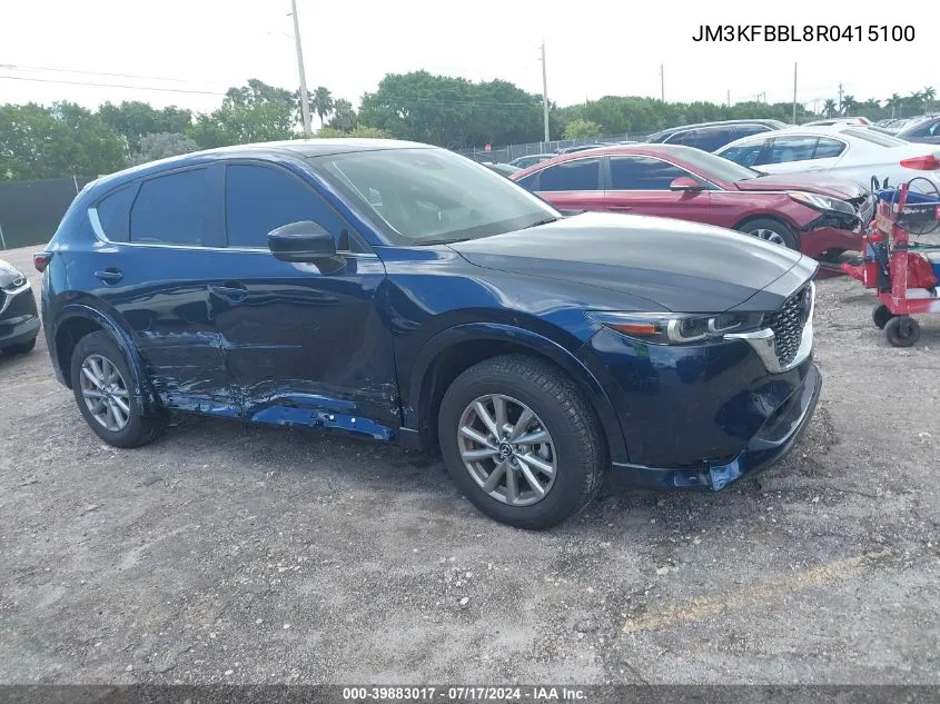 2024 Mazda Cx-5 2.5 S Select VIN: JM3KFBBL8R0415100 Lot: 39883017