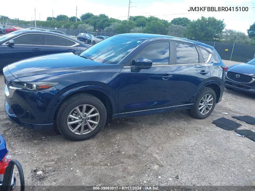 2024 Mazda Cx-5 2.5 S Select VIN: JM3KFBBL8R0415100 Lot: 39883017