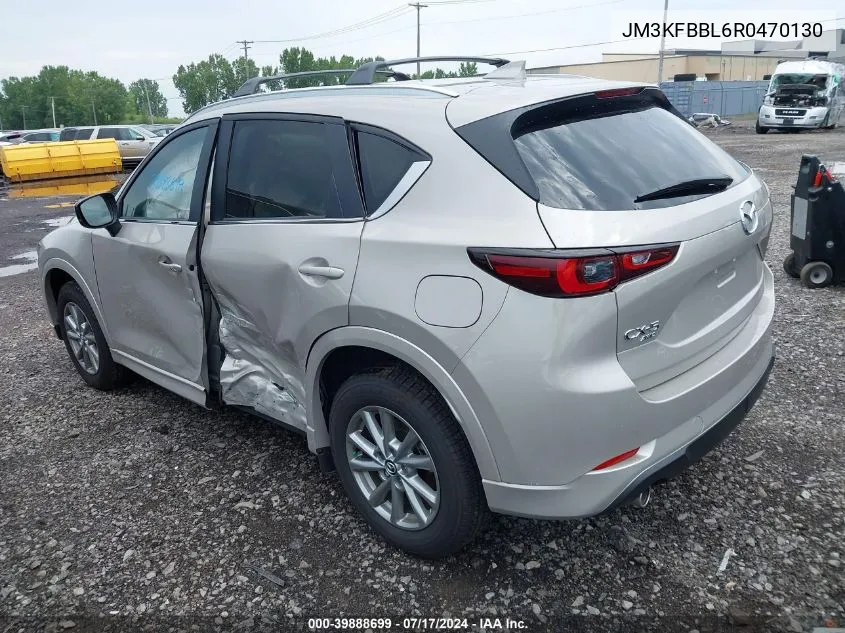 2024 Mazda Cx-5 2.5 S Select VIN: JM3KFBBL6R0470130 Lot: 39888699