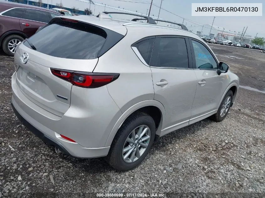 2024 Mazda Cx-5 2.5 S Select VIN: JM3KFBBL6R0470130 Lot: 39888699