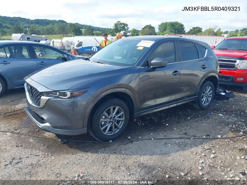 2024 Mazda Cx-5 2.5 S Select VIN: JM3KFBBL5R0409321 Lot: 39916117