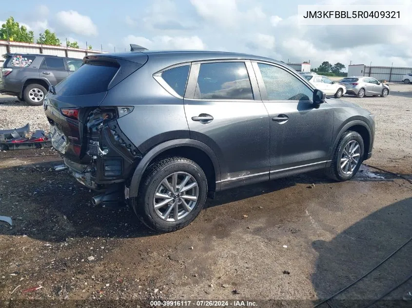 2024 Mazda Cx-5 2.5 S Select VIN: JM3KFBBL5R0409321 Lot: 39916117