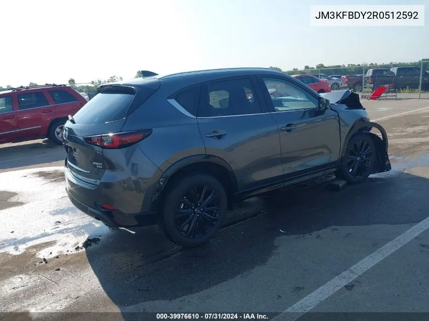 2024 Mazda Cx-5 2.5 Turbo Premium VIN: JM3KFBDY2R0512592 Lot: 39976610