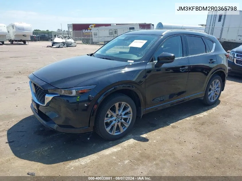 2024 Mazda Cx-5 2.5 S Premium VIN: JM3KFBDM2R0365798 Lot: 40033881