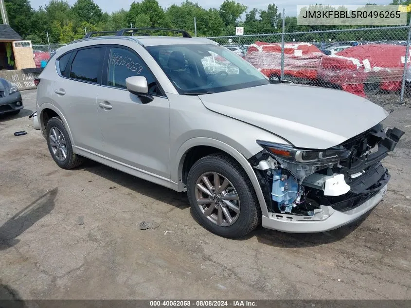 2024 Mazda Cx-5 2.5 S Select VIN: JM3KFBBL5R0496265 Lot: 40052058