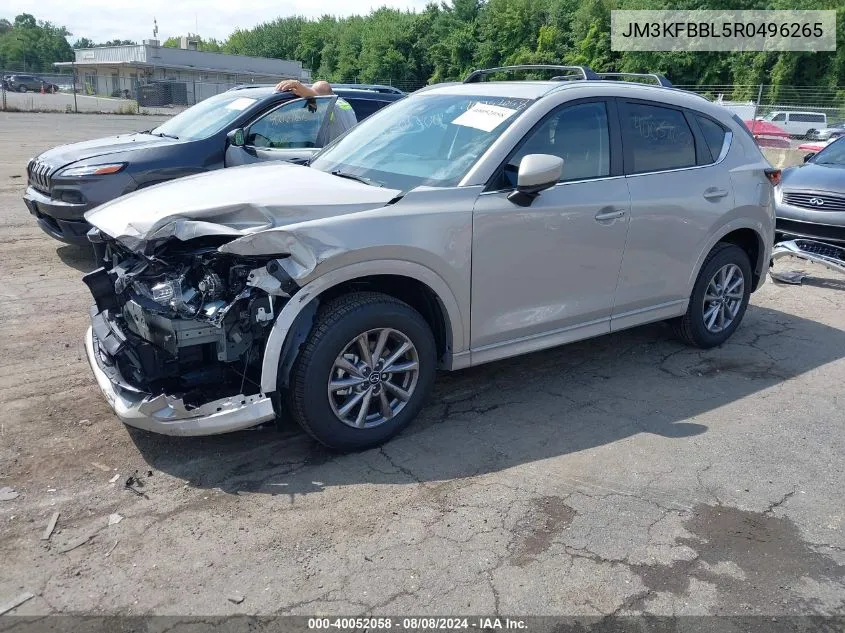 2024 Mazda Cx-5 2.5 S Select VIN: JM3KFBBL5R0496265 Lot: 40052058