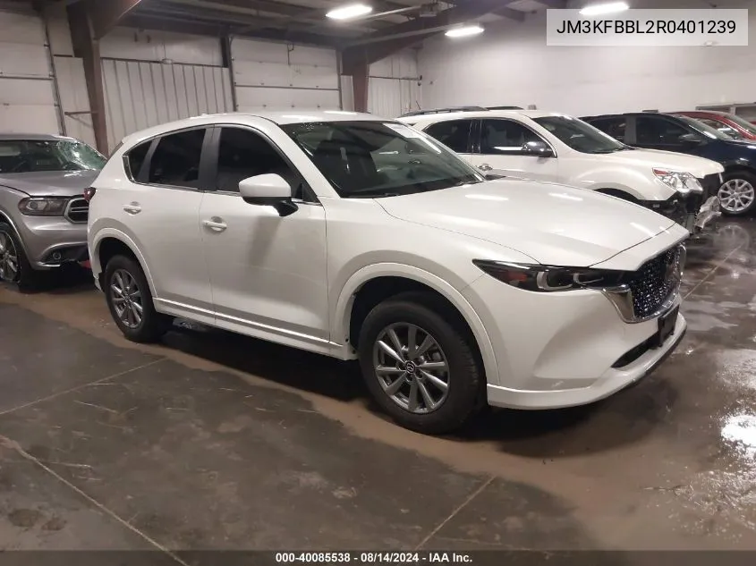 2024 Mazda Cx-5 2.5 S Select VIN: JM3KFBBL2R0401239 Lot: 40085538