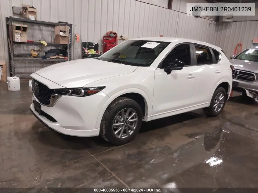 2024 Mazda Cx-5 2.5 S Select VIN: JM3KFBBL2R0401239 Lot: 40085538