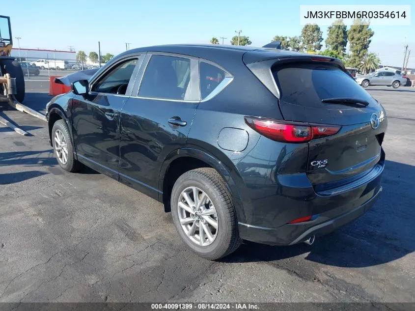 2024 Mazda Cx-5 2.5 S Select VIN: JM3KFBBM6R0354614 Lot: 40091399