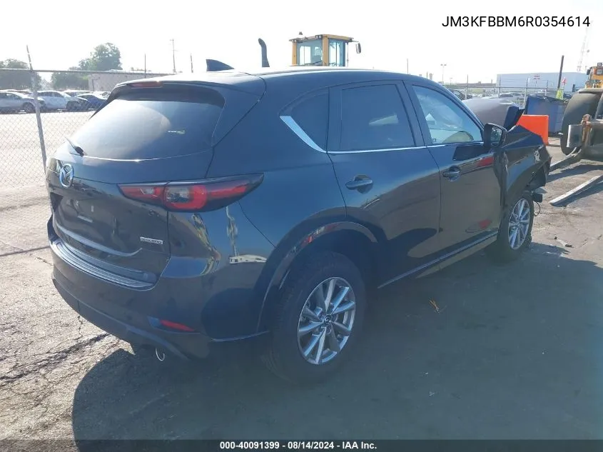 2024 Mazda Cx-5 2.5 S Select VIN: JM3KFBBM6R0354614 Lot: 40091399