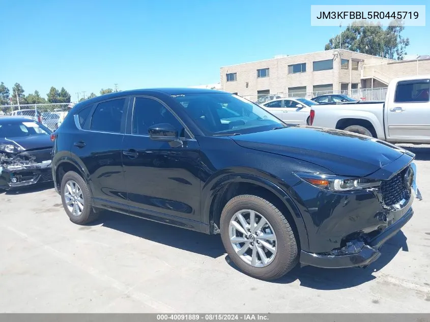 2024 Mazda Cx-5 2.5 S Select VIN: JM3KFBBL5R0445719 Lot: 40091889